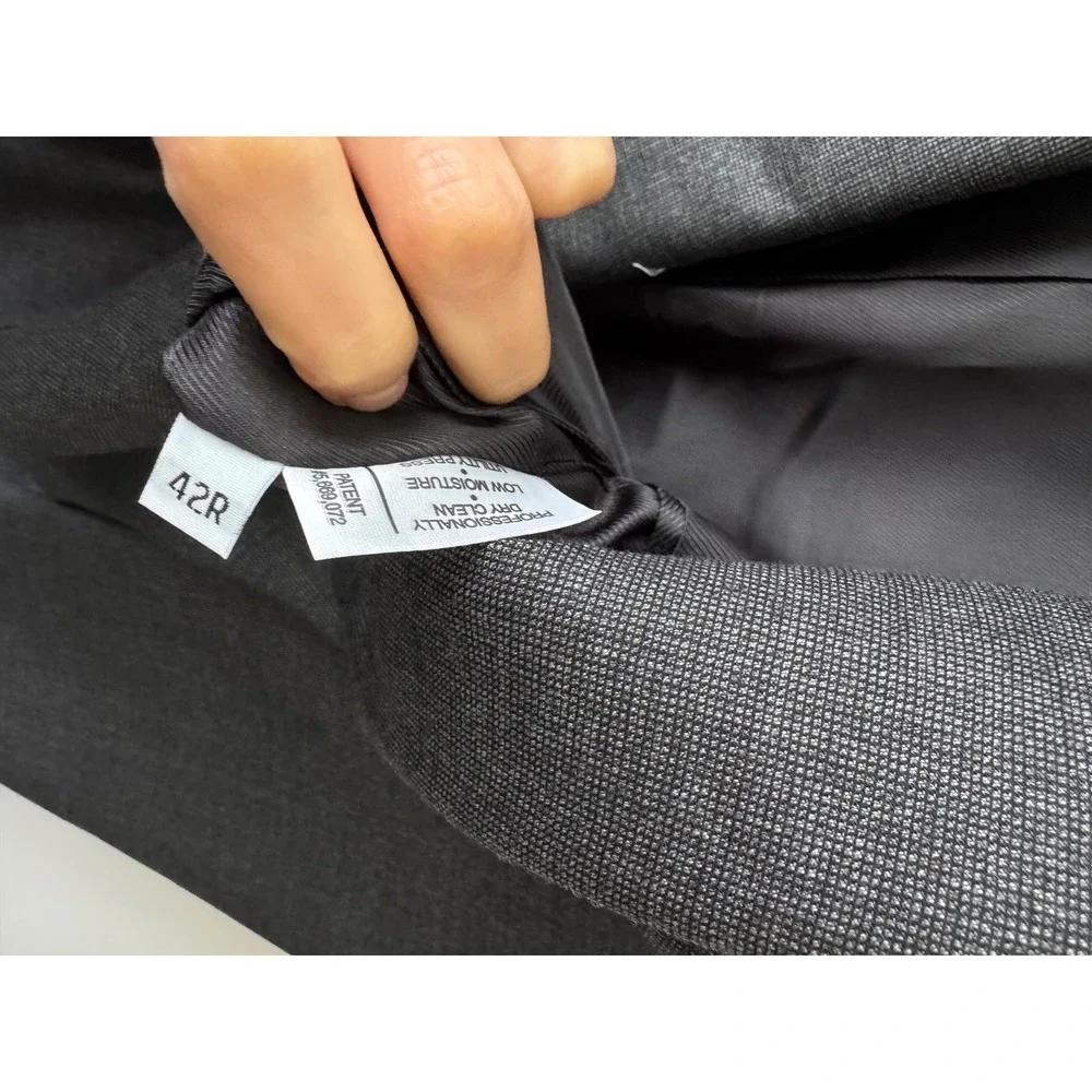 Loro Piana Daniel Cremieux Gray Wool Blazer Sport Coat‎ Size 42R